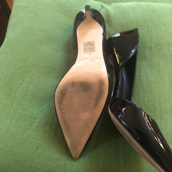 WHBM Navy Patented Heels - Picture 2 of 5